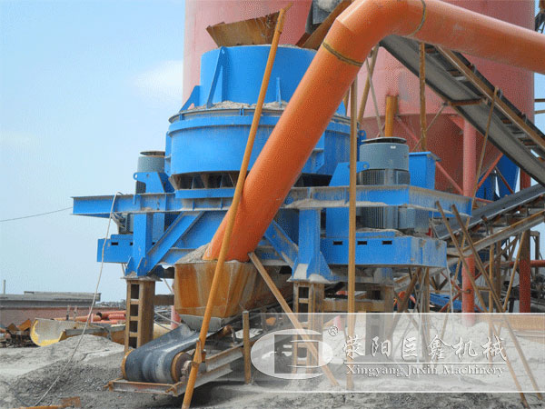 沖擊式破碎機客戶現場圖